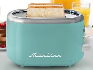 Pastel Blue Retro Toaster