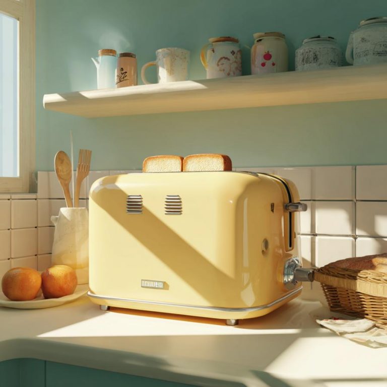 Retro Toaster that is simple and sunny